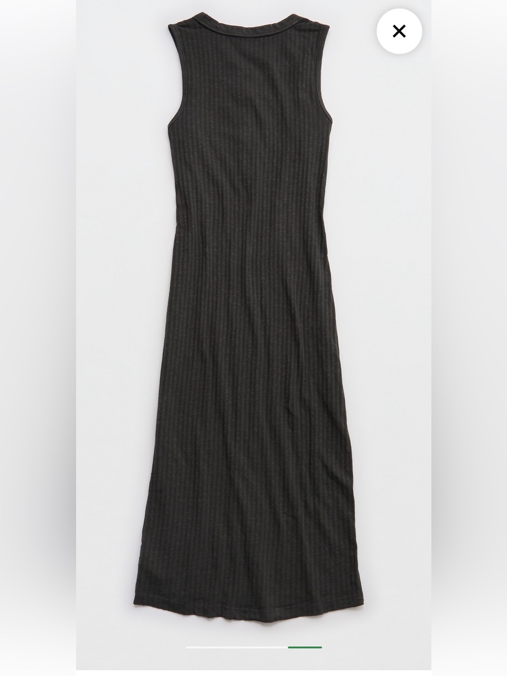 aerie Ribbed Henley Midi Dress - Picture 4 of 10